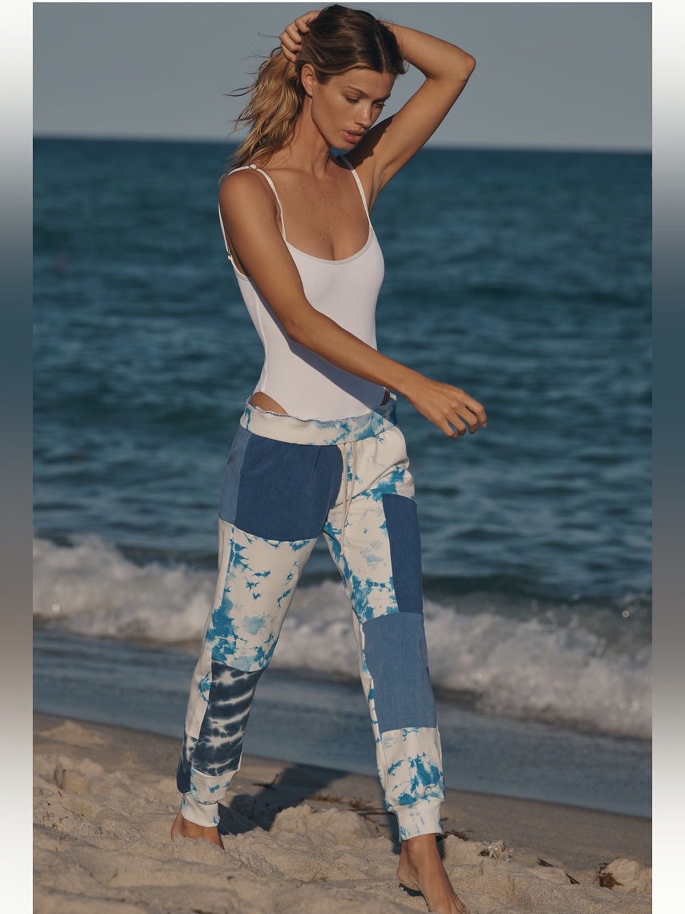 Electric & Rose Classic Jogger - Indigo Patchwork